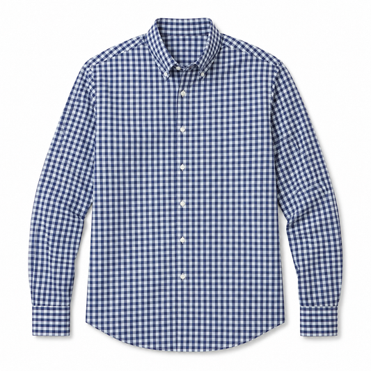Leeward No Tuck Dress Shirt - Coastal Fjord Todos Plaid