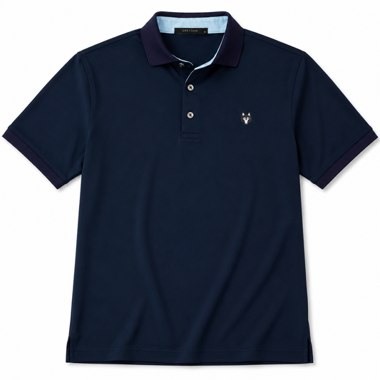 Crowley Icon Polo - Maltese Blue