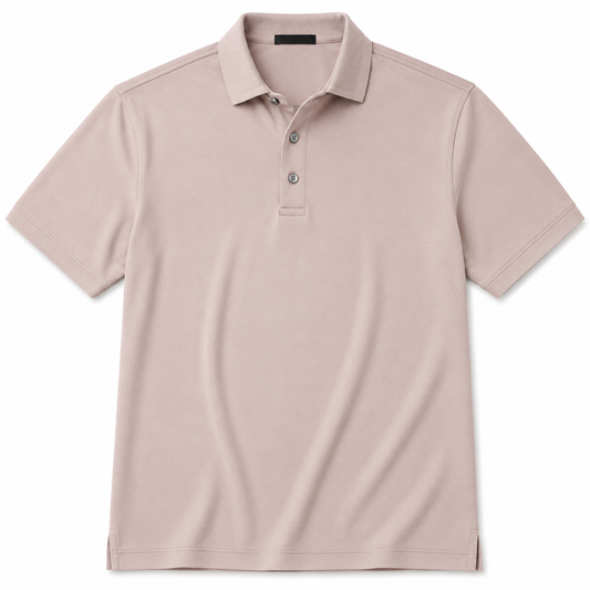 Barakett Textured Polo- Coral