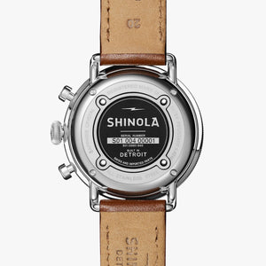 The Canfield 43mm Chrono - Dark Cognac
