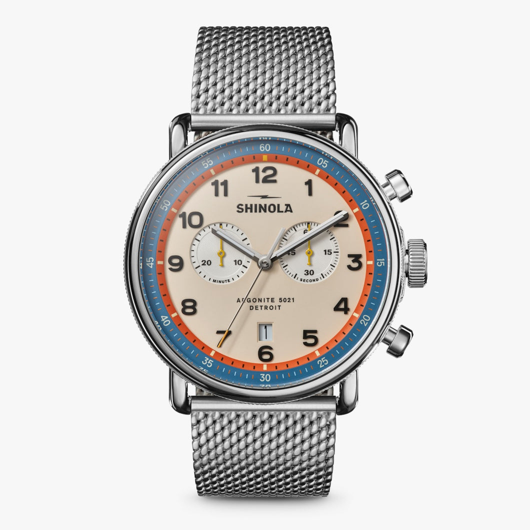 The Canfield Chrono Model C56 43mm - Silver