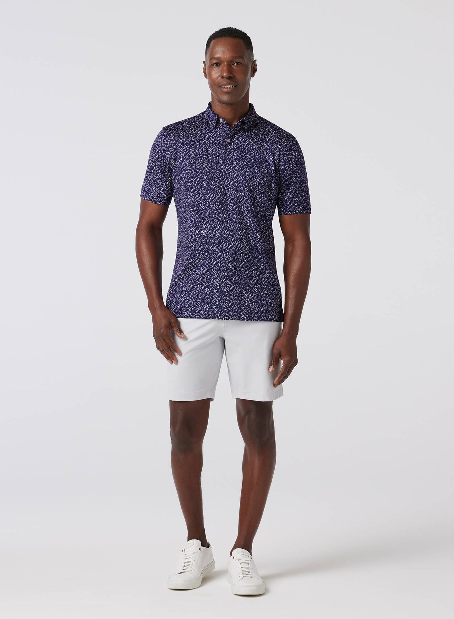 Halyard Polo - Indigo Confetti