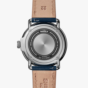 The Canfield Model C56 43mm Bright Red and Blue