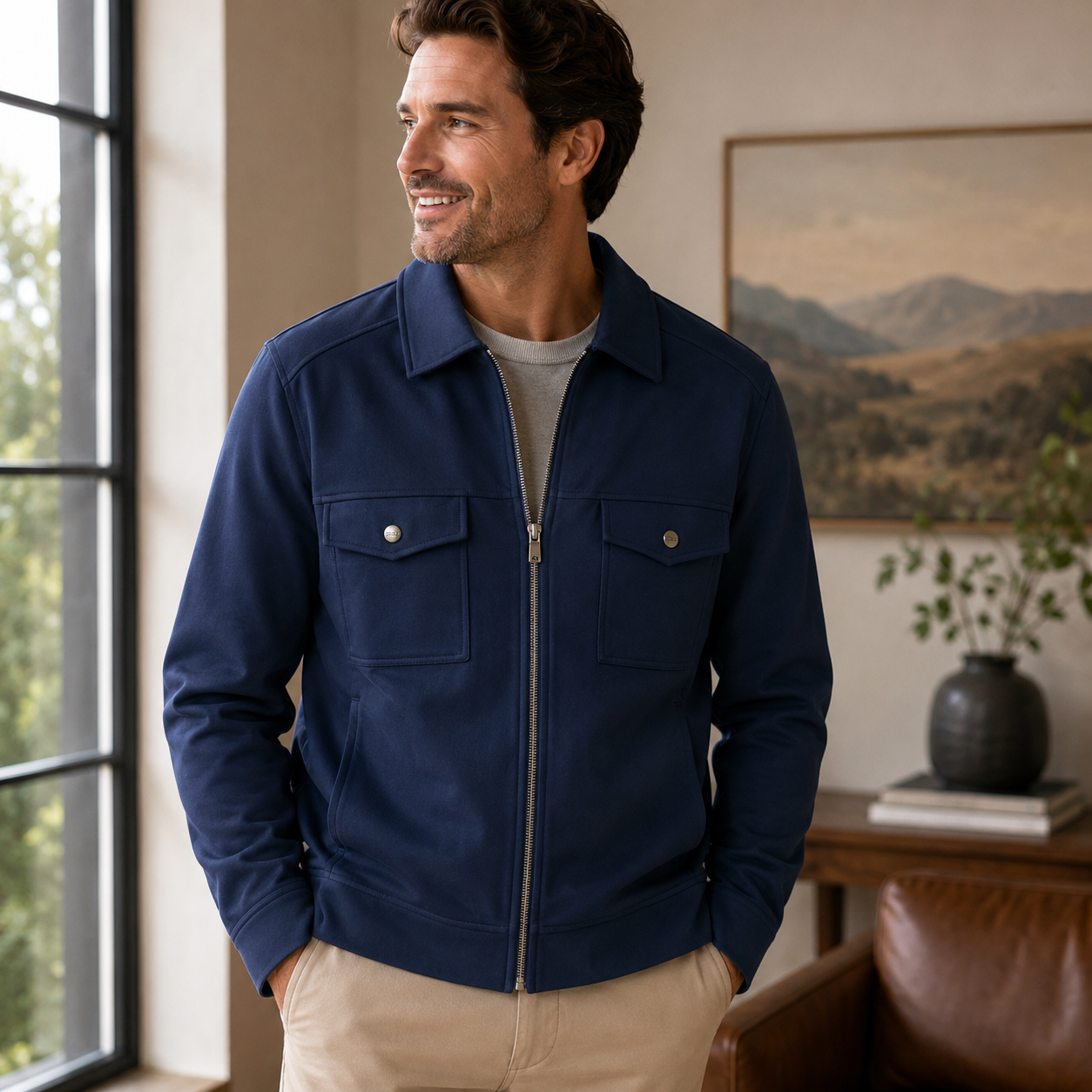 Accolade Jacket - Marine Navy
