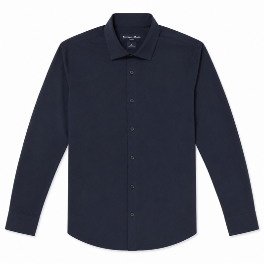 Leeward  Dress Shirt - Navy Solid