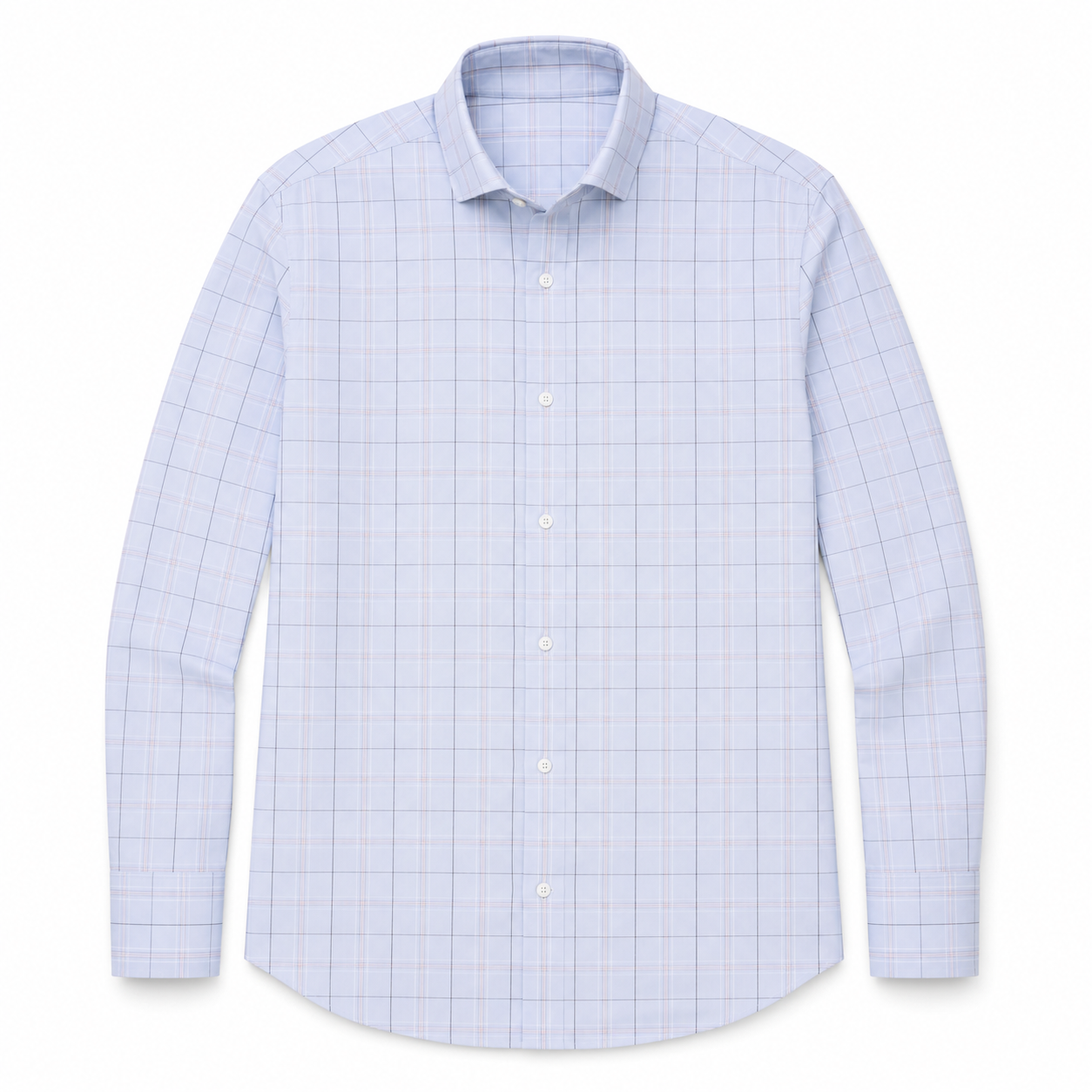 Leeward  Dress Shirt - Sky Rodeo Plaid
