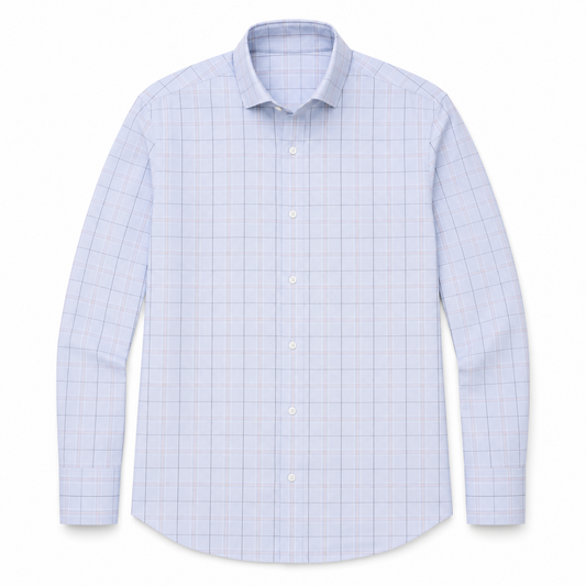 Leeward  Dress Shirt - Sky Rodeo Plaid