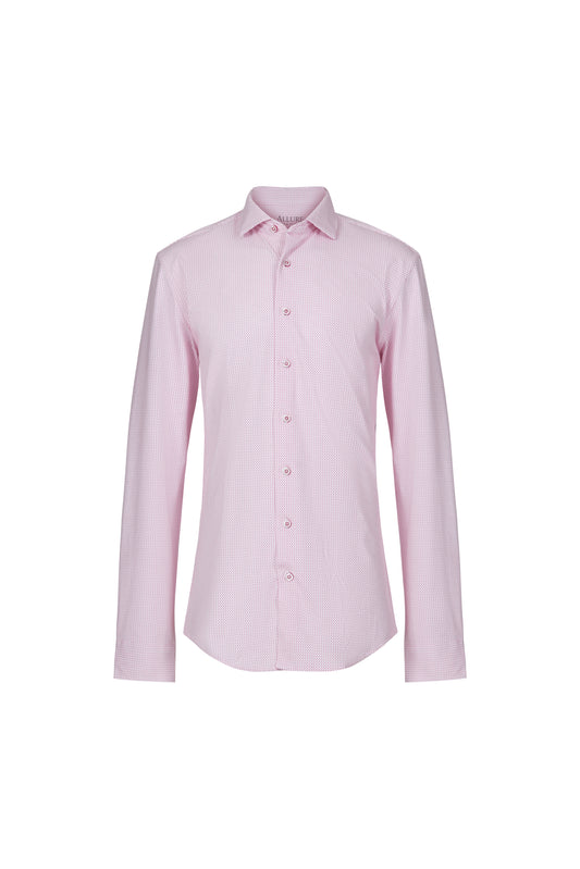 The Allure Shirt - Pink Geoprint