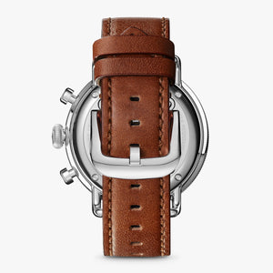 The Canfield 43mm Chrono - Dark Cognac