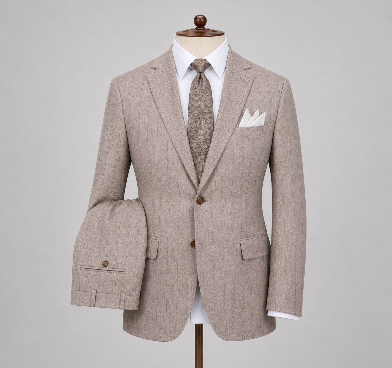 Barocci - Grey Pinstripe Suit