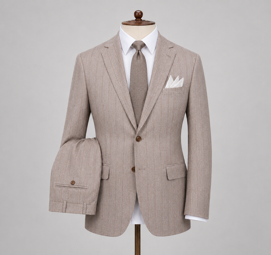 Barocci - Grey Pinstripe Suit