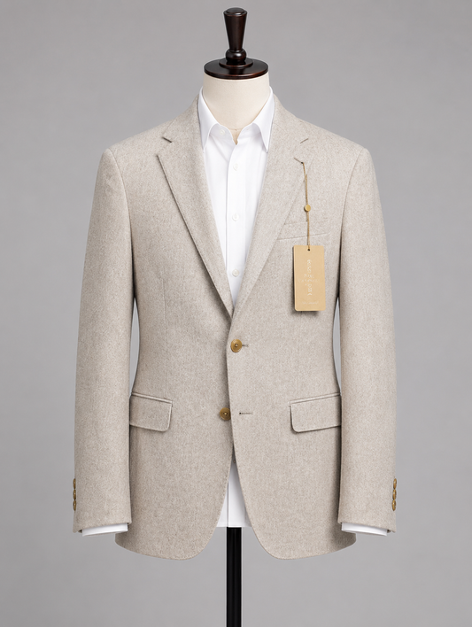 Oatmeal Cashmere Sport Coat