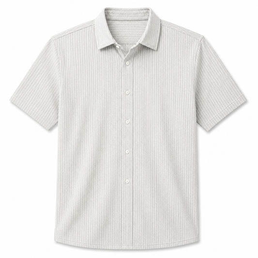 Bass SS Woven Shirt - Light Olive