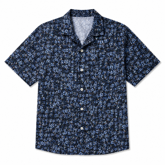 Nova Twill Flight and Flora - Dark Denim