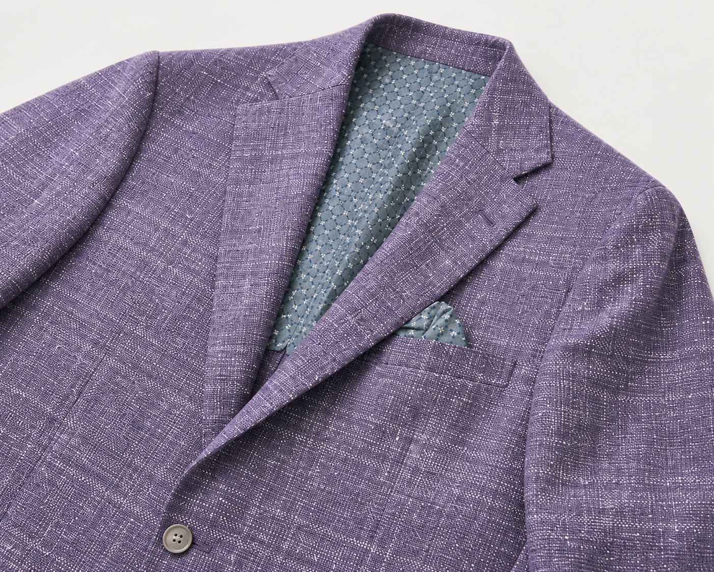 Trivento - Linen Purple Plaid Sport Coat