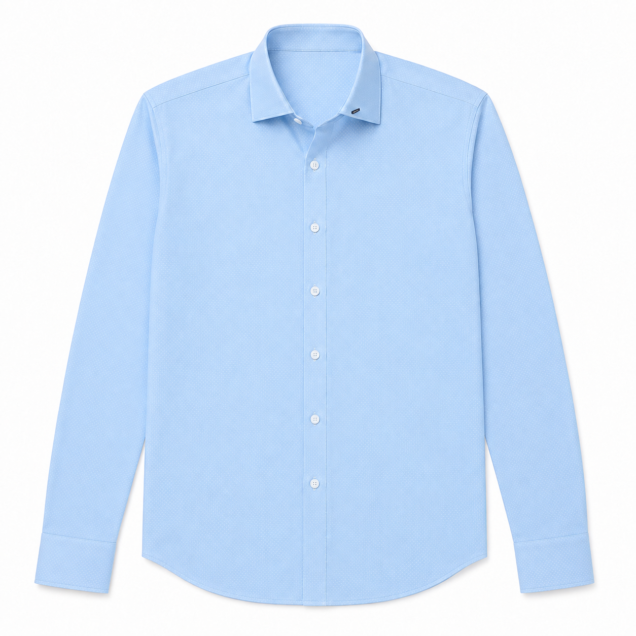 Leeward  Dress Shirt - Cloud Blue Micro Dot