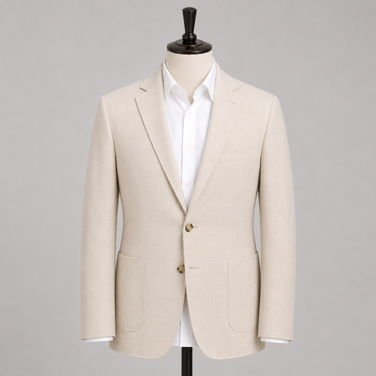 Chester Place Sports Fit Jacket - Ivory