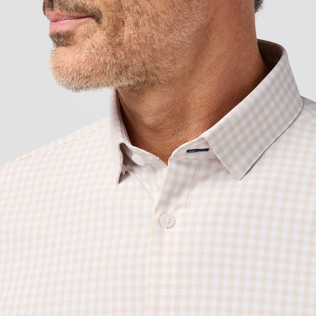 Leeward  Dress Shirt - Sand Dollar Crew Gingham