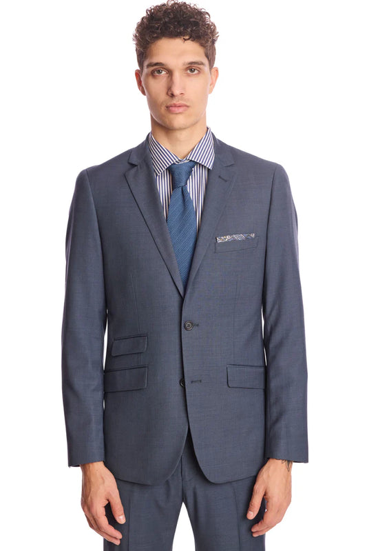 Dover Notch Jacket - Dark Grey Blue