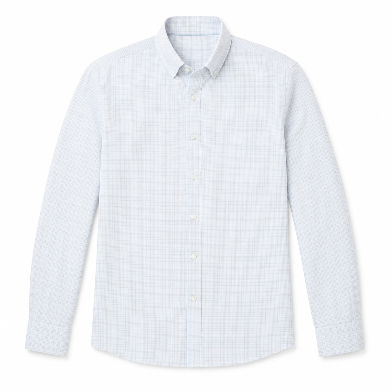 Leeward  Dress Shirt - White Baja Plaid