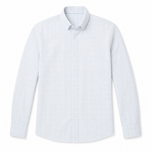 Leeward  Dress Shirt - White Baja Plaid