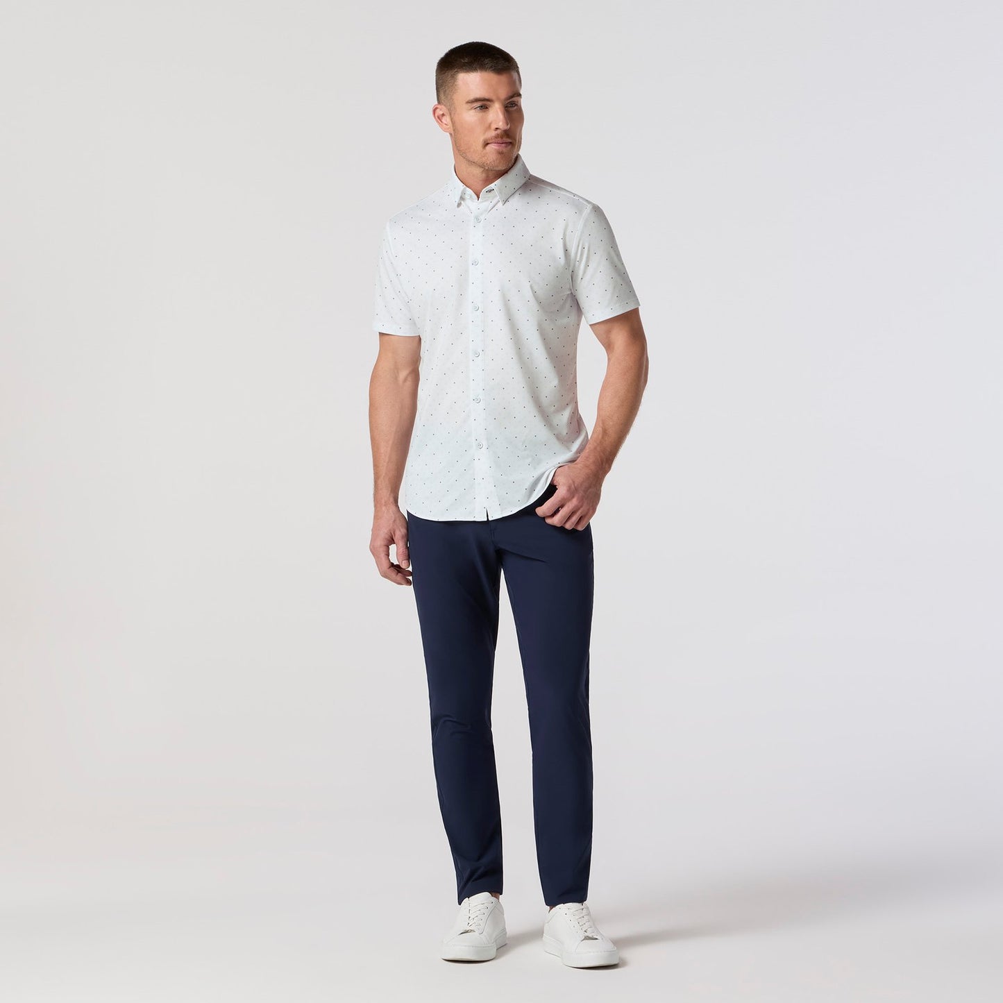 Halyard Short Sleeve - White Dot