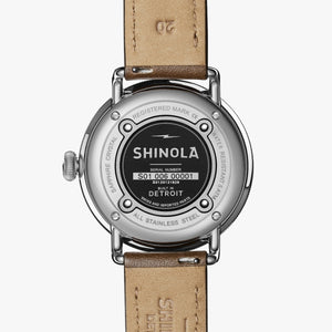 The Canfield 43mm - Dark Nut Brown