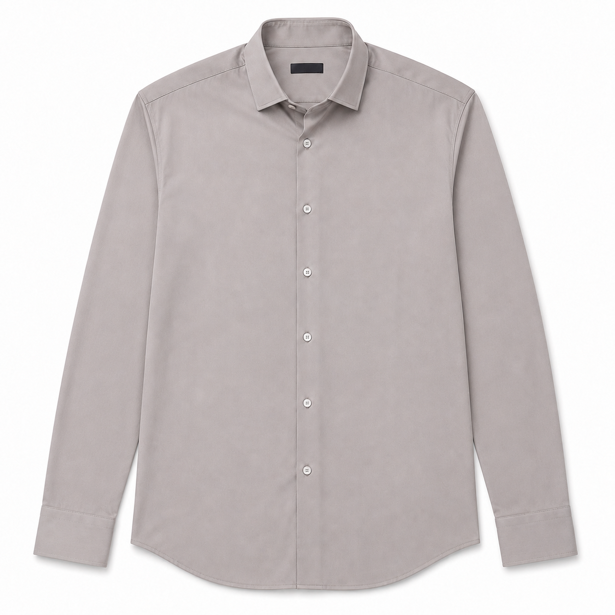 Apex Dark Brown Birdseye Long Sleeve Shirt