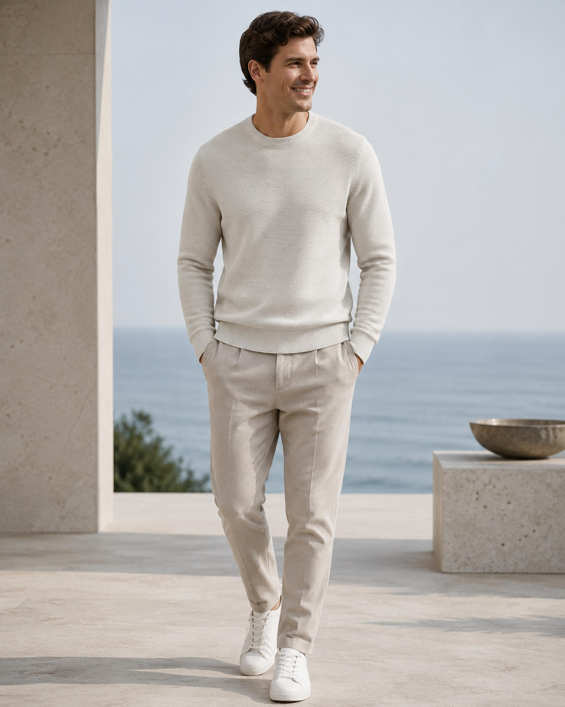 Enrique Sweater - Light Grey