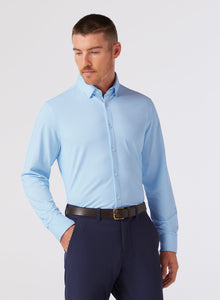 Halyard LS Dress Shirt - Light Cyan