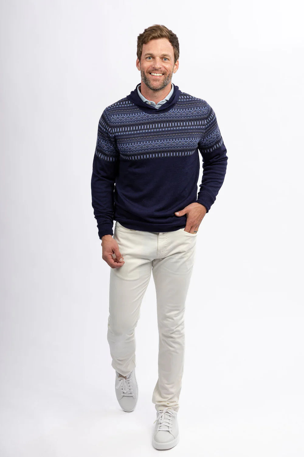 Anders Fairisle Hoodie