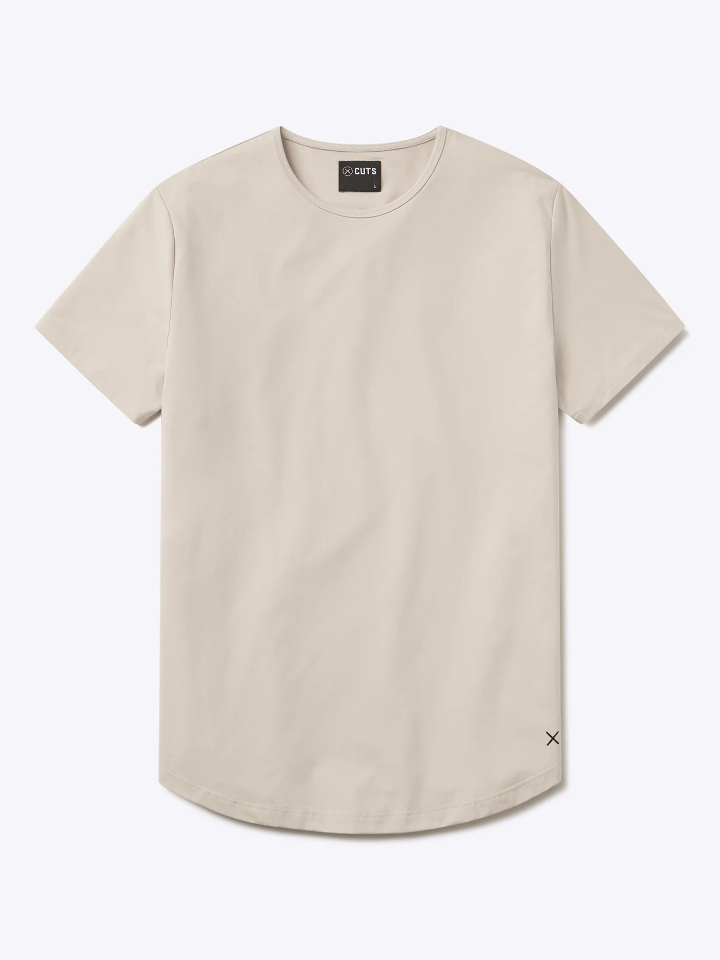 AO Curve Hem Tee - Khaki