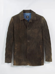 Foley Suede Field Coat - Antique