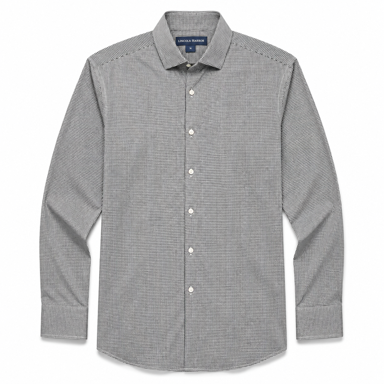 Halyard Dress Shirt - Black Gingham