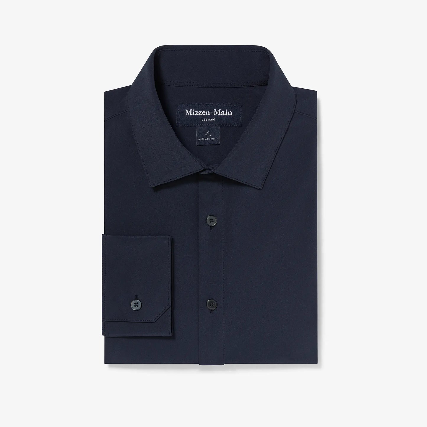 Leeward  Dress Shirt - Navy Solid