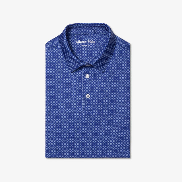 Versa Polo - Cobalt Diagonal Dot
