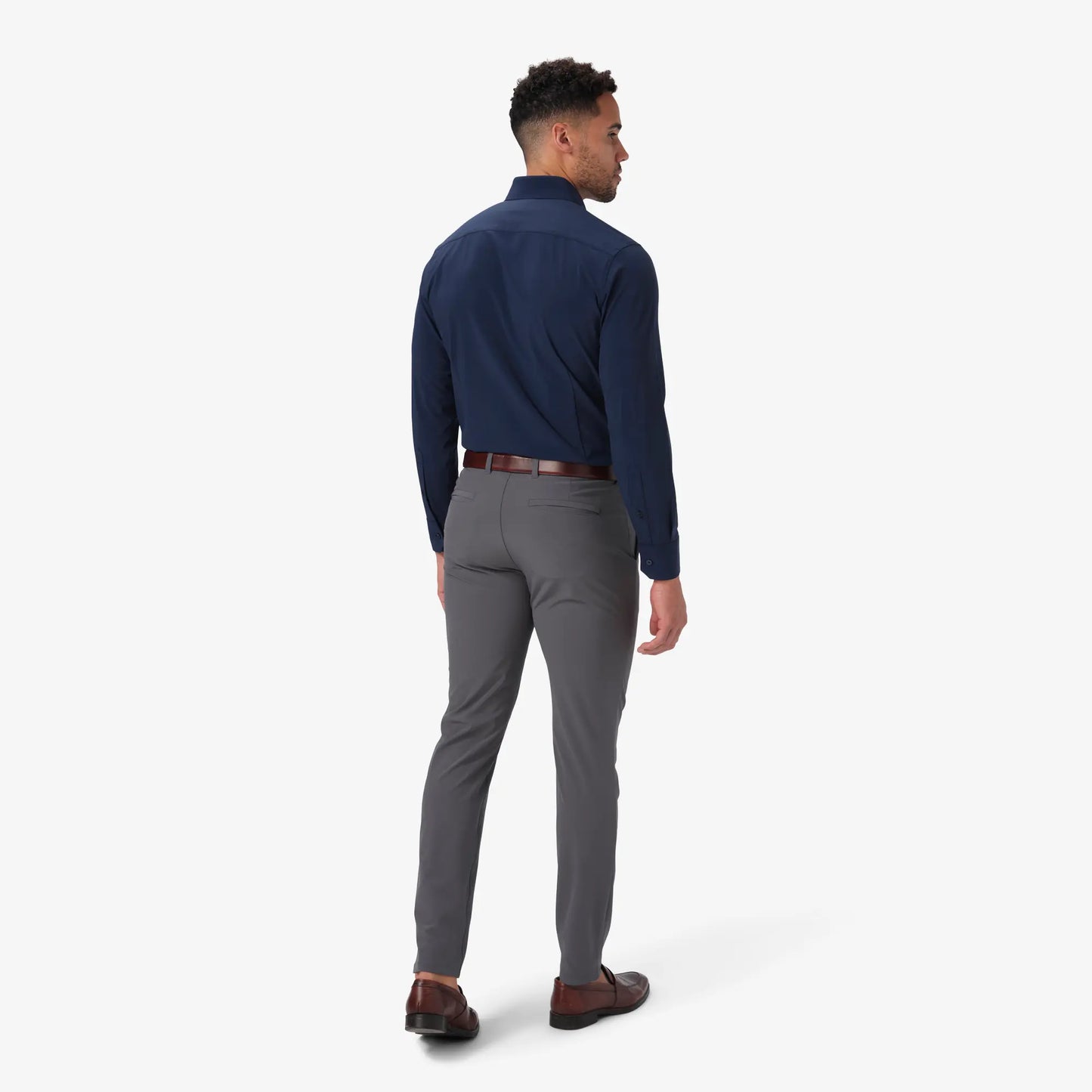 Leeward  Dress Shirt - Navy Solid