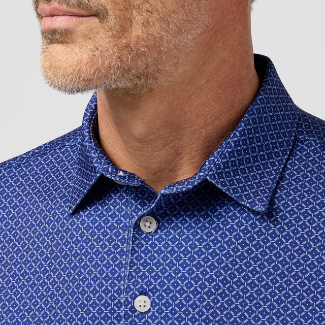 Versa Polo - Cobalt Diagonal Dot