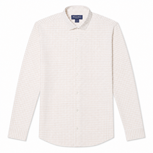 Leeward  Dress Shirt - Olive Miles Plaid