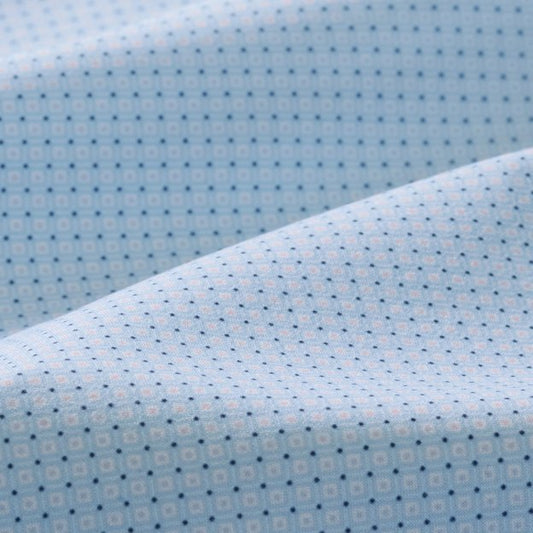 Leeward Short Sleeve - Light Blue Pressed Diamond