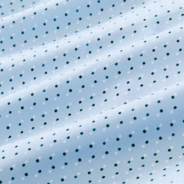 Leeward Dress Shirt - Steel Blue Multi Dot