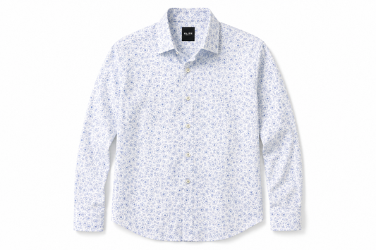Serica Elite - White/Blue Floral
