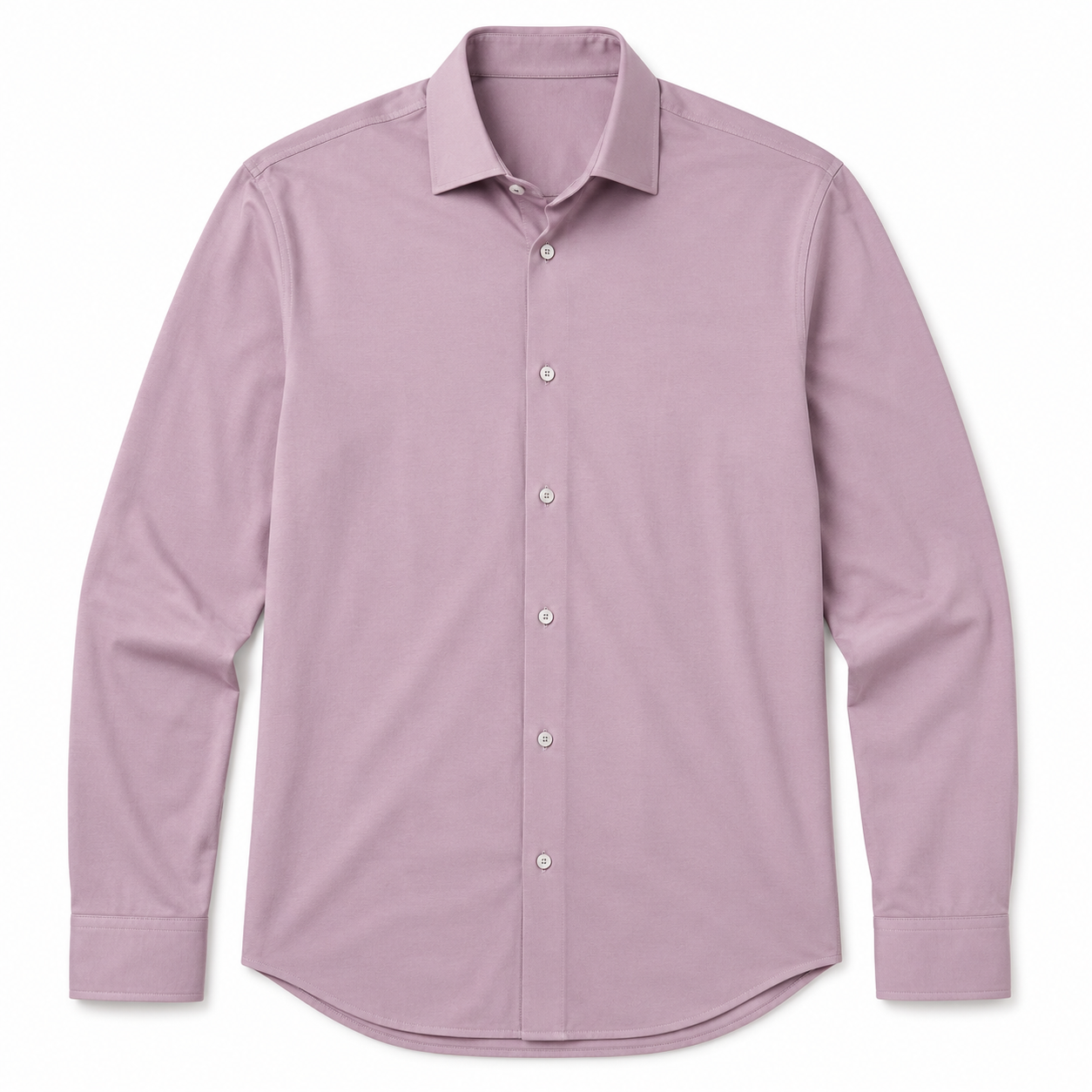 Apex Burgundy Birdseye Long Sleeve Shirt