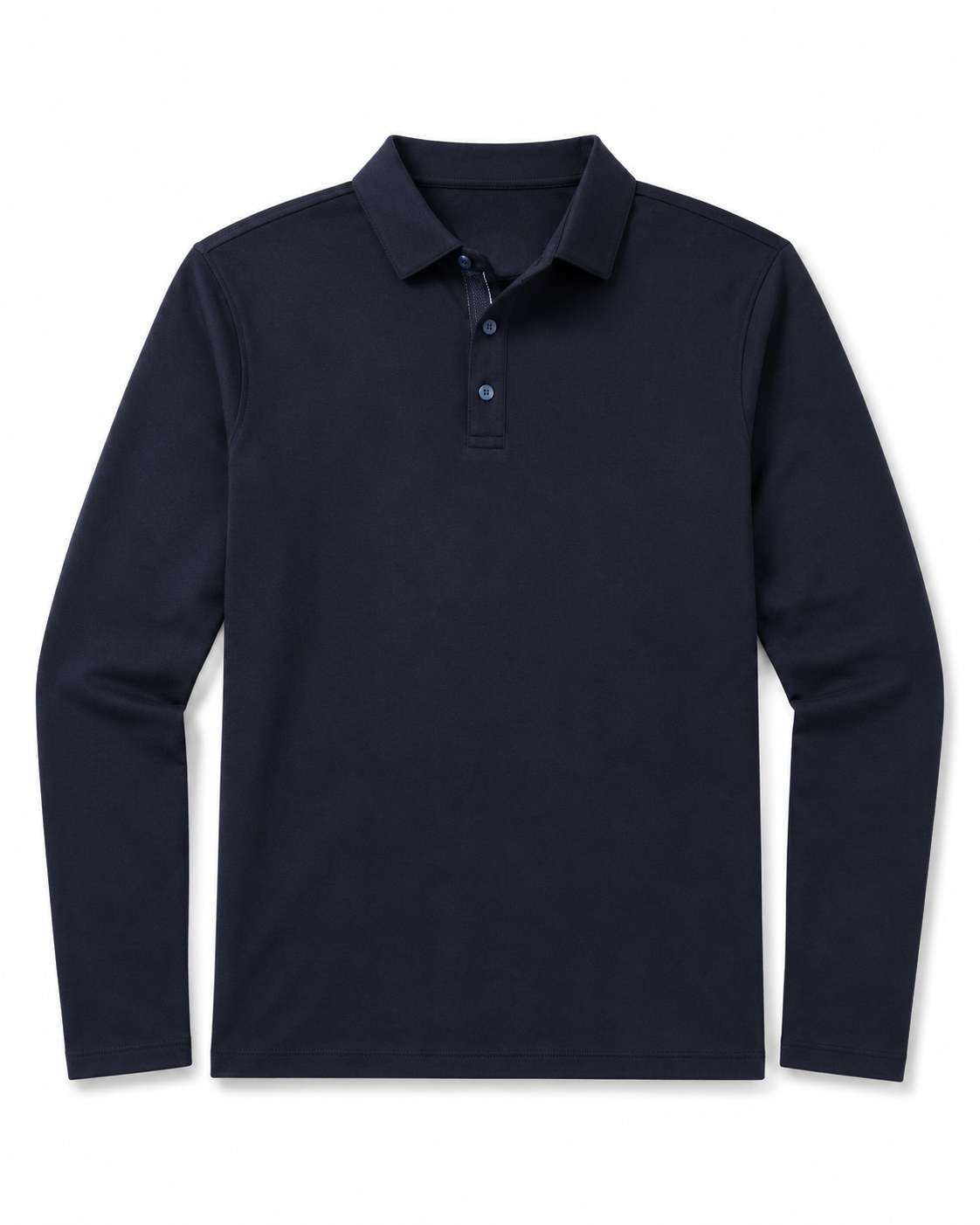 The Barakett Long Sleeve Herringbone Polo