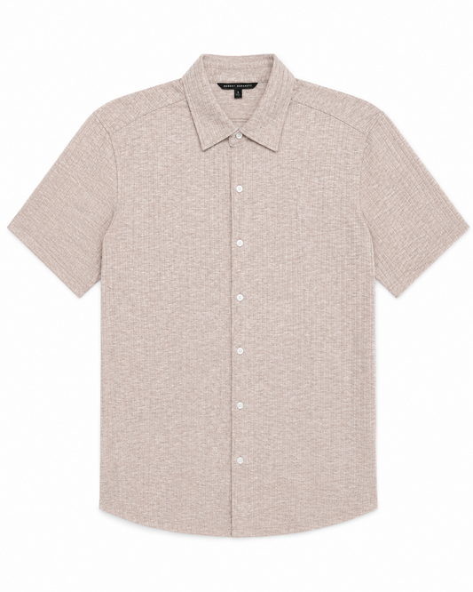 Torin Knit Shirt - Shadow Coral