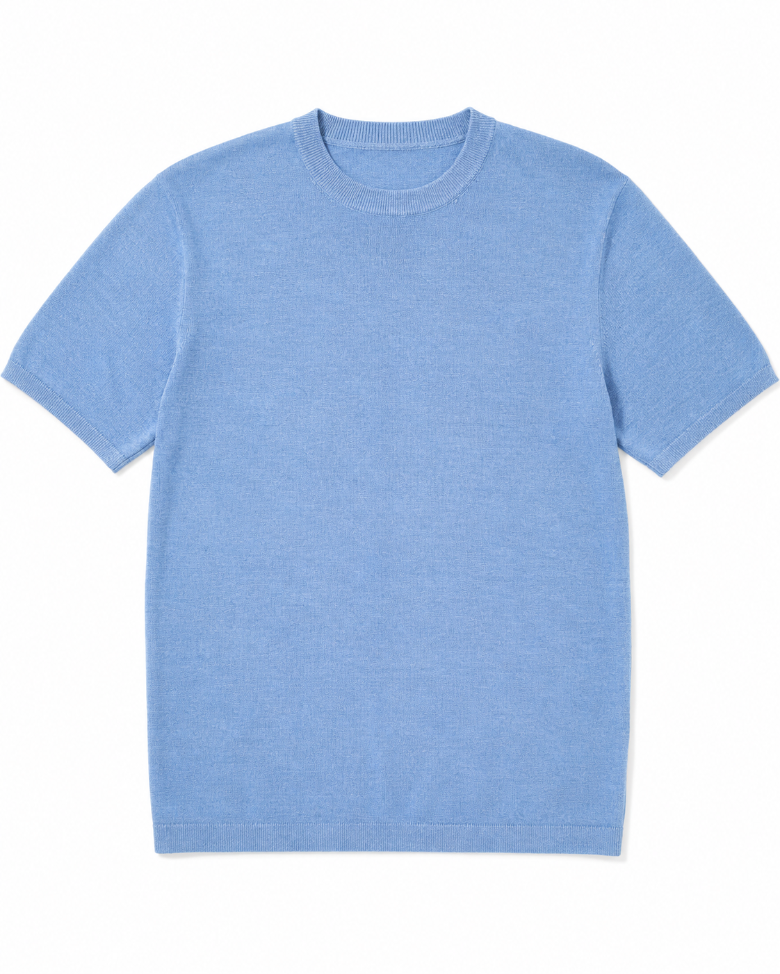 Crewneck Sweater Tee - Blue