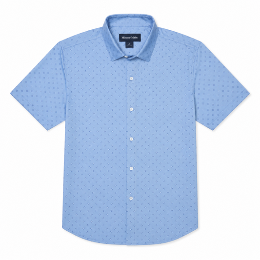 Leeward Short Sleeve - Provence Dot Geo