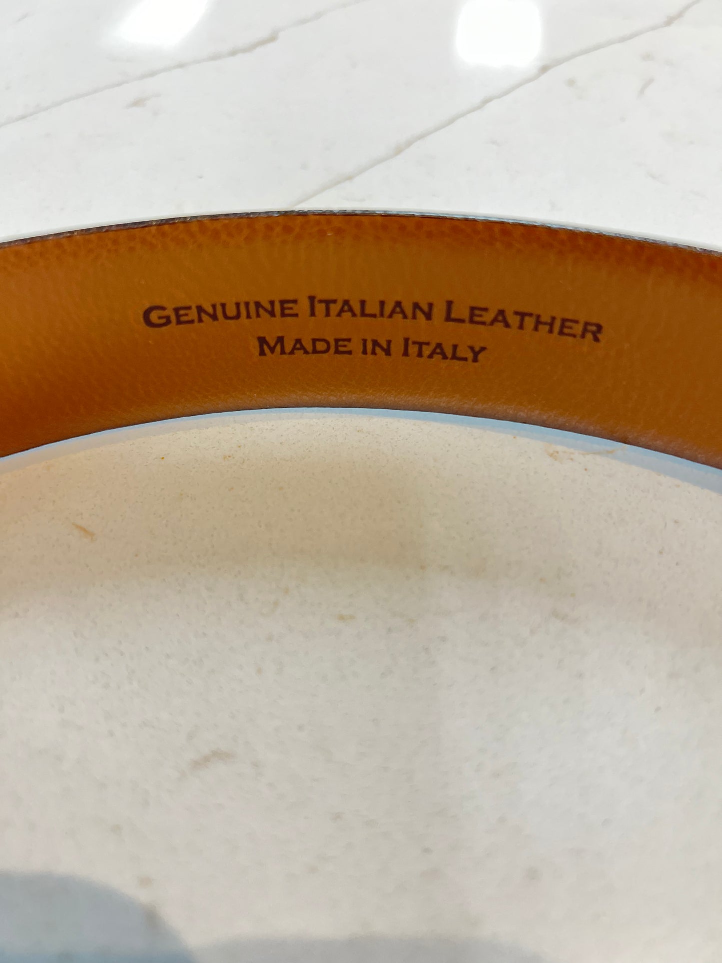 Italian Genuine Leather Belt in Black