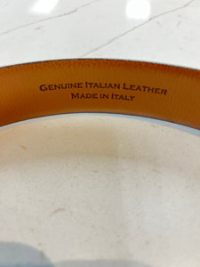 Italian Genuine Leather Belt in Black