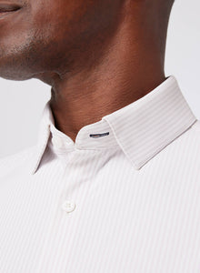 Leeward  Dress Shirt - Orchid Collin Stripe